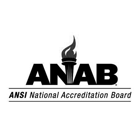 ANSI national accreditation board logo